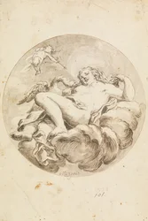 Project for a Ceiling Fresco- Leda and the Swan